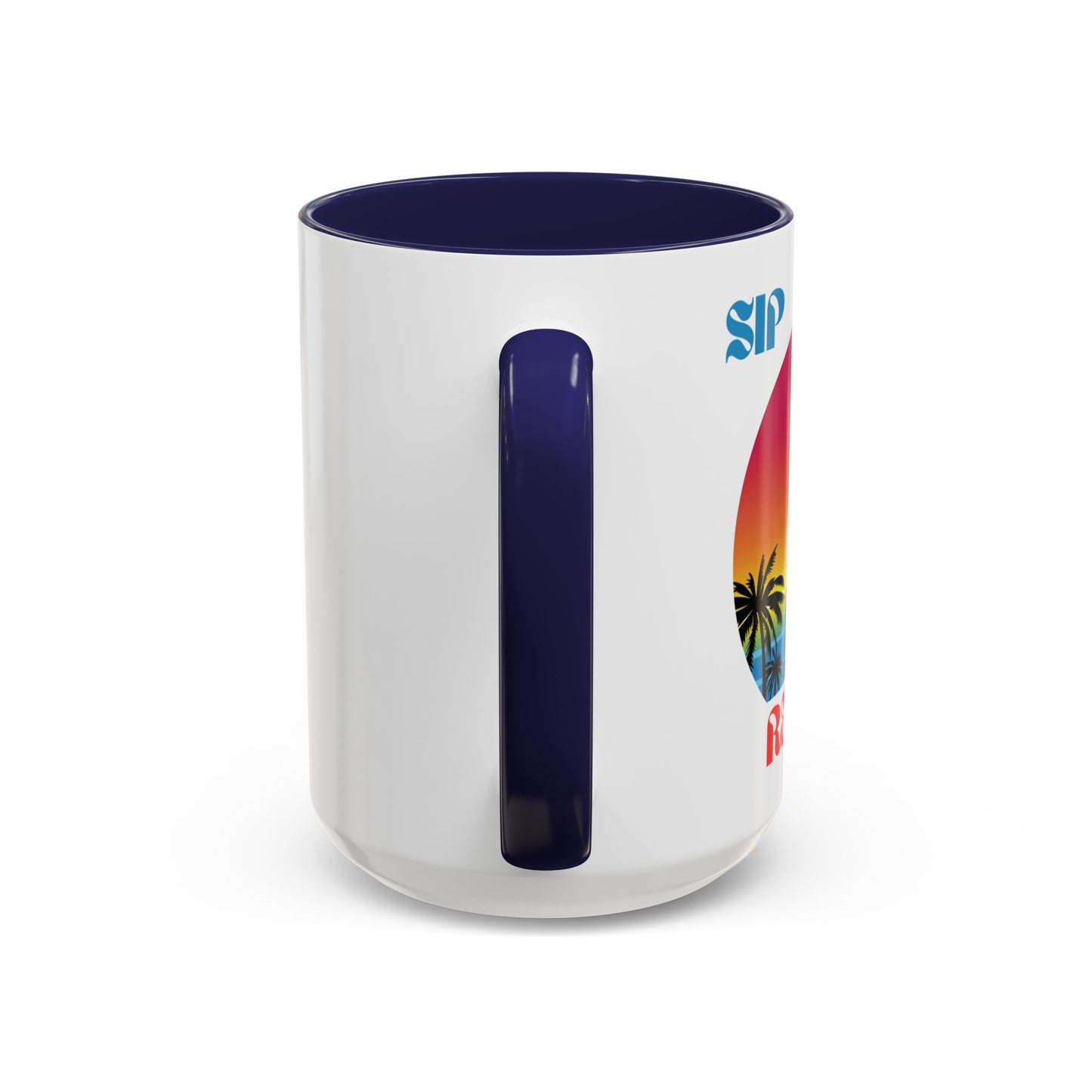 Tropical Hustle Coffee Mug - Relaxing Beach Vibes, Perfect Gift for Coffee Lovers, Motivational Cup for Home and Office