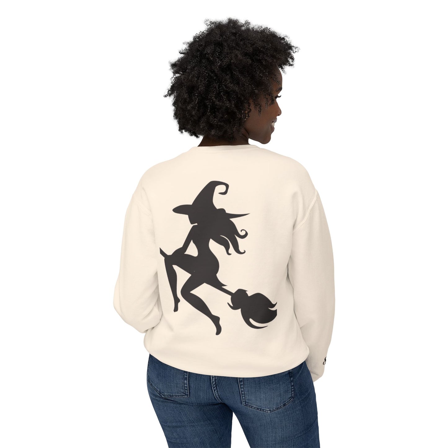 Witch Please Crewneck Sweatshirt, Women Halloween Apparel, Cozy Gift for Witches, Fall Fashion, Casual Wear, Spooky Season