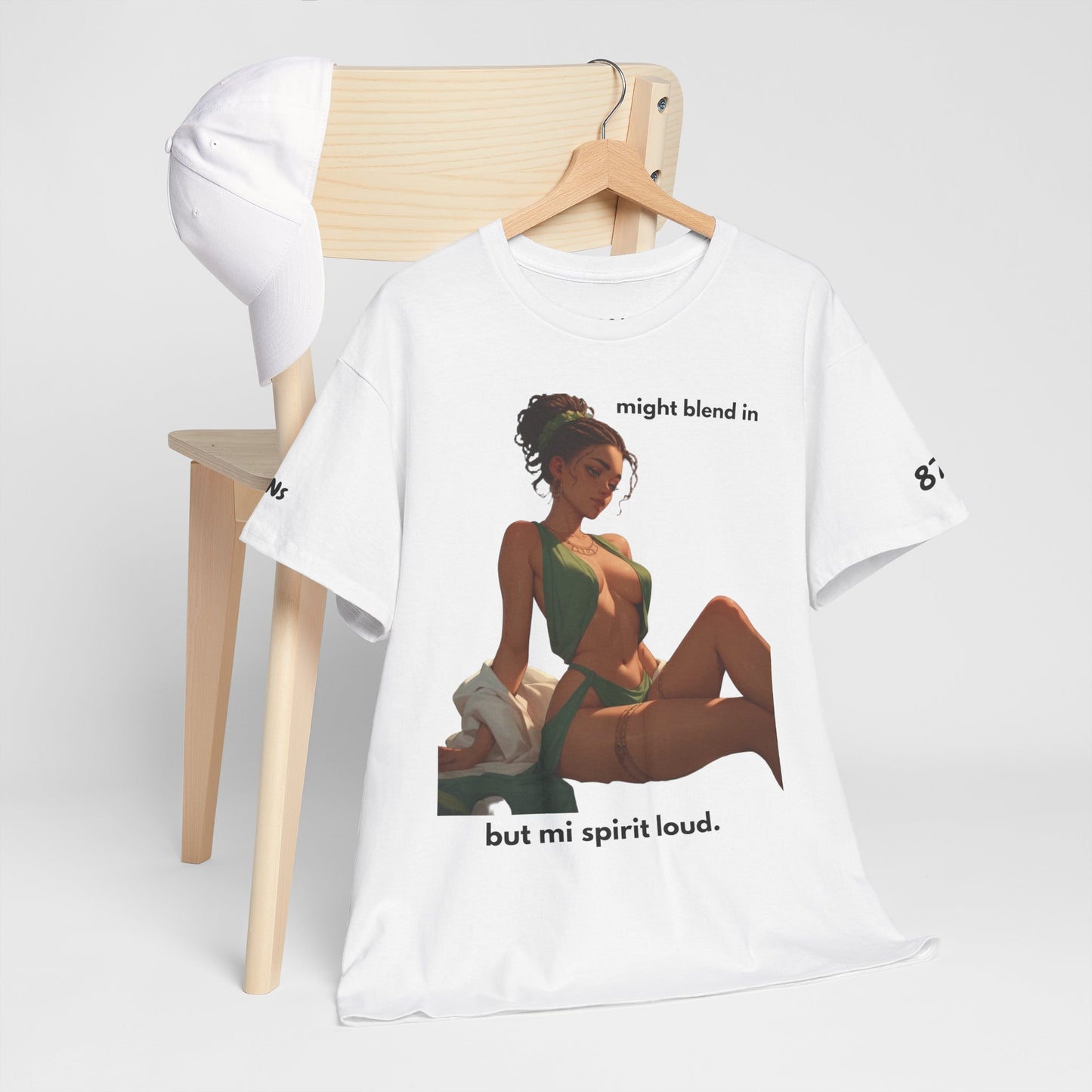 Vibrant Graphic Tee for Her, Fun Cotton Shirt, Funny Casual Wear, Unique Gift for Friends, Personal Style Statement