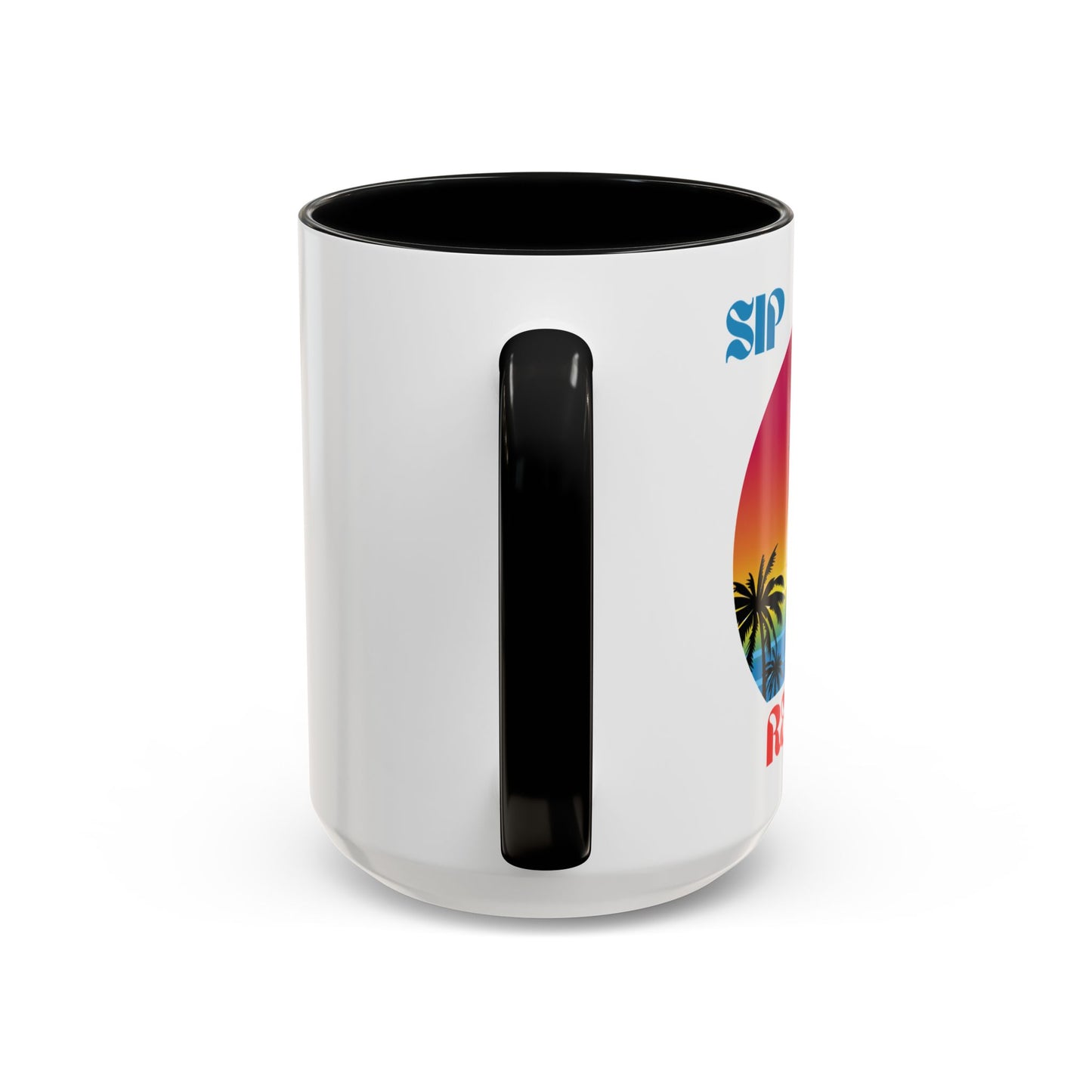 Tropical Hustle Coffee Mug - Relaxing Beach Vibes, Perfect Gift for Coffee Lovers, Motivational Cup for Home and Office