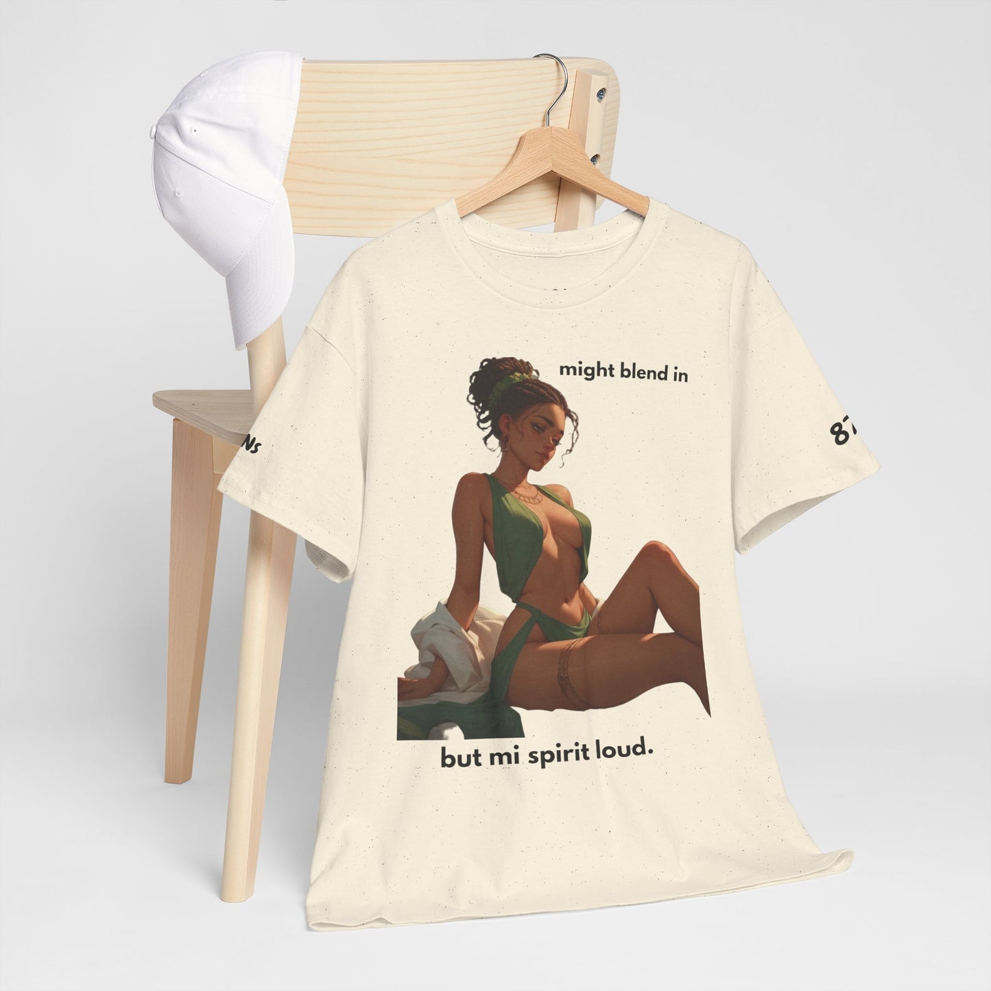 Vibrant Graphic Tee for Her, Fun Cotton Shirt, Funny Casual Wear, Unique Gift for Friends, Personal Style Statement