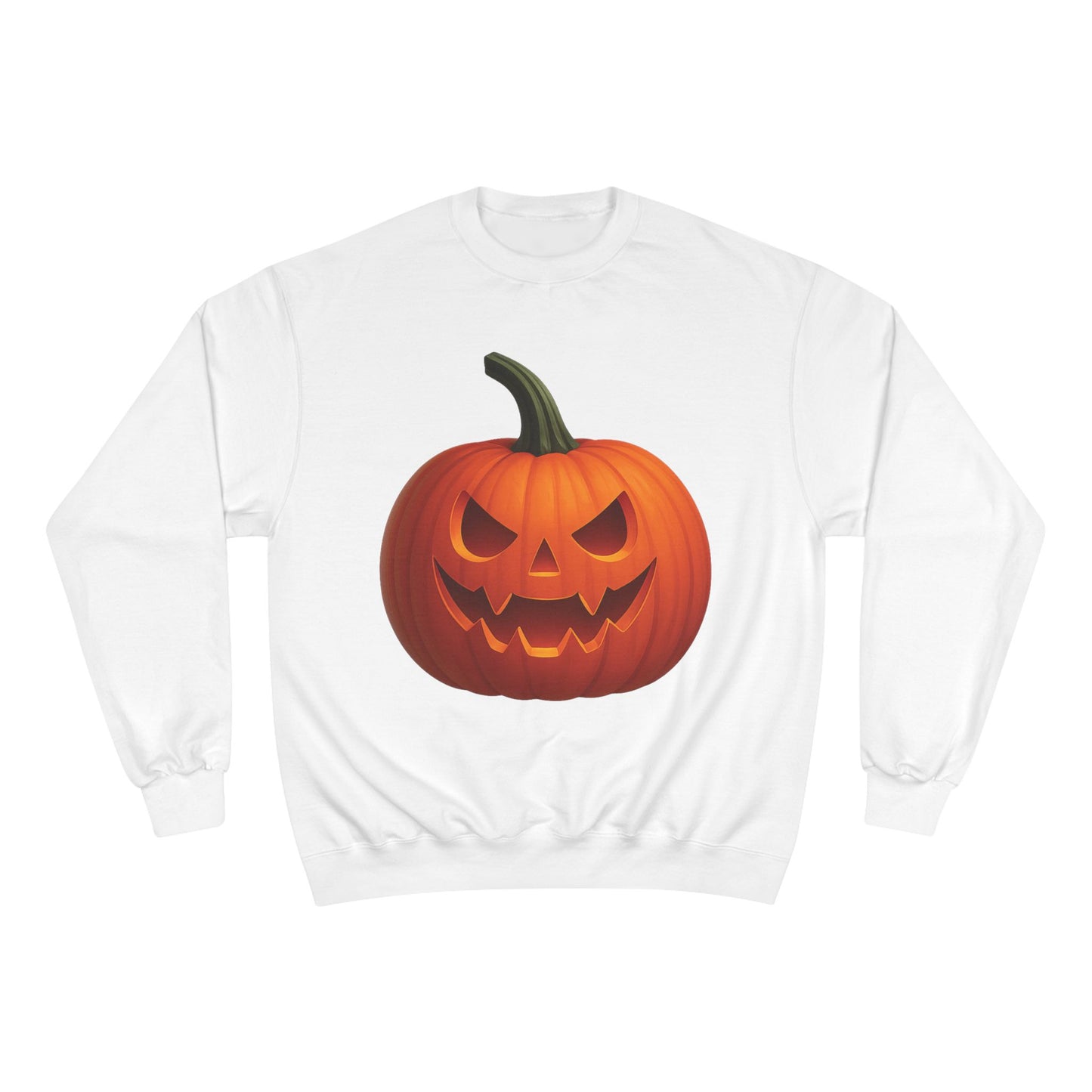 Halloween Pumpkin Champion Sweatshirt | Boo! Fall Fashion, Cozy Sweater, Spooky Season Gift, Autumn Apparel, Trick or Treat Style