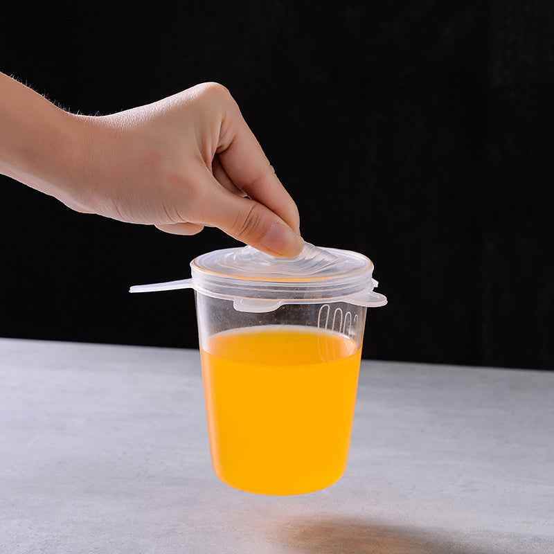 6 Silicone Stretch Lids - Reusable Covers for Food Storage and Freshness - BON's