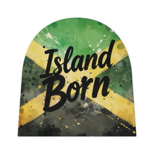 Island Born Baby Beanie (AOP)