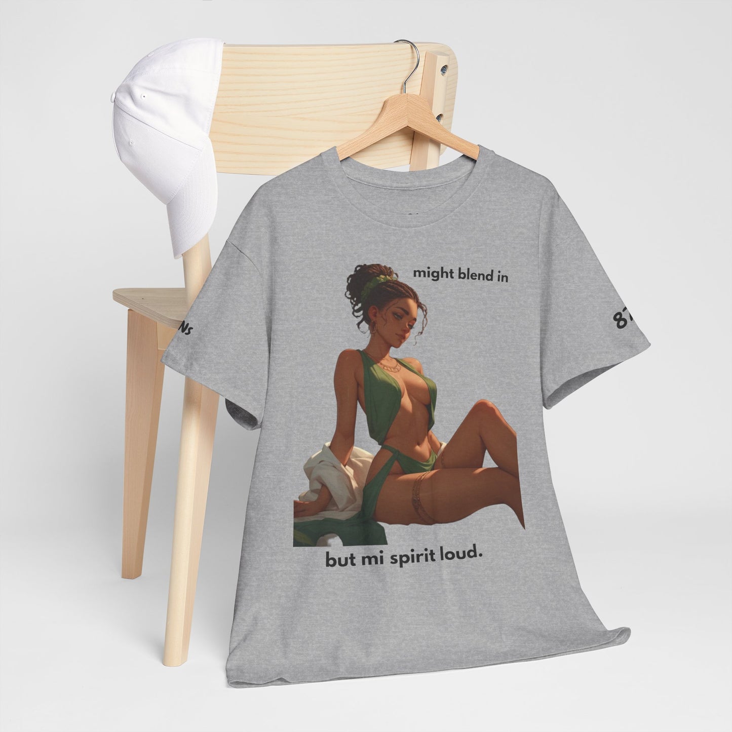 Vibrant Graphic Tee for Her, Fun Cotton Shirt, Funny Casual Wear, Unique Gift for Friends, Personal Style Statement