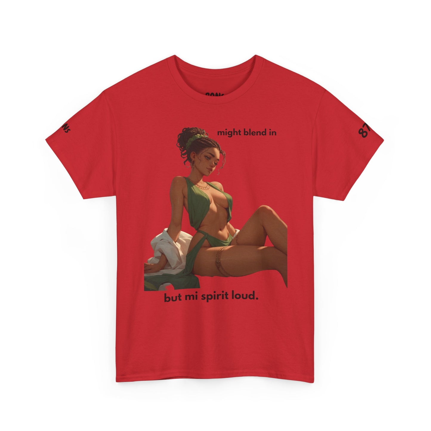 Vibrant Graphic Tee for Her, Fun Cotton Shirt, Funny Casual Wear, Unique Gift for Friends, Personal Style Statement