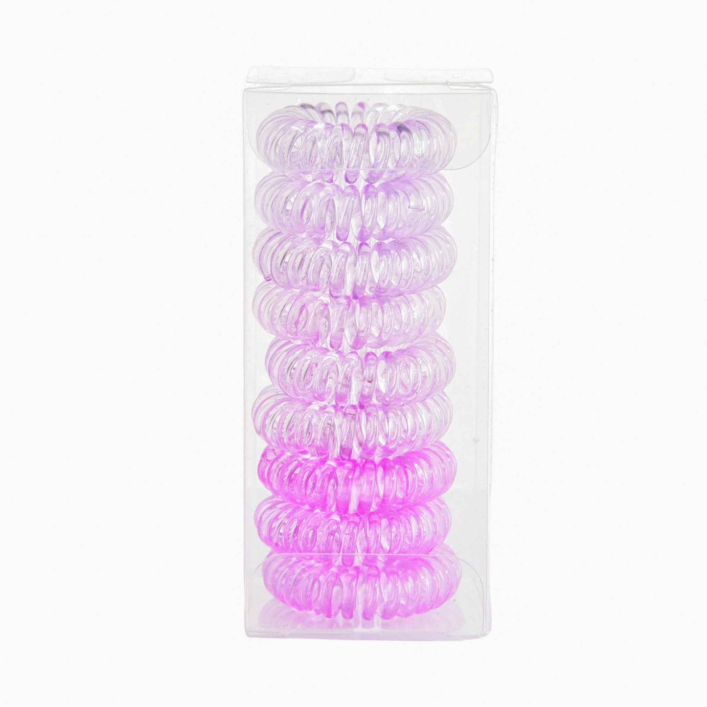 Spiral No-Crease Ponytail Holders for All-Day Comfort - 9 pcs - BON's