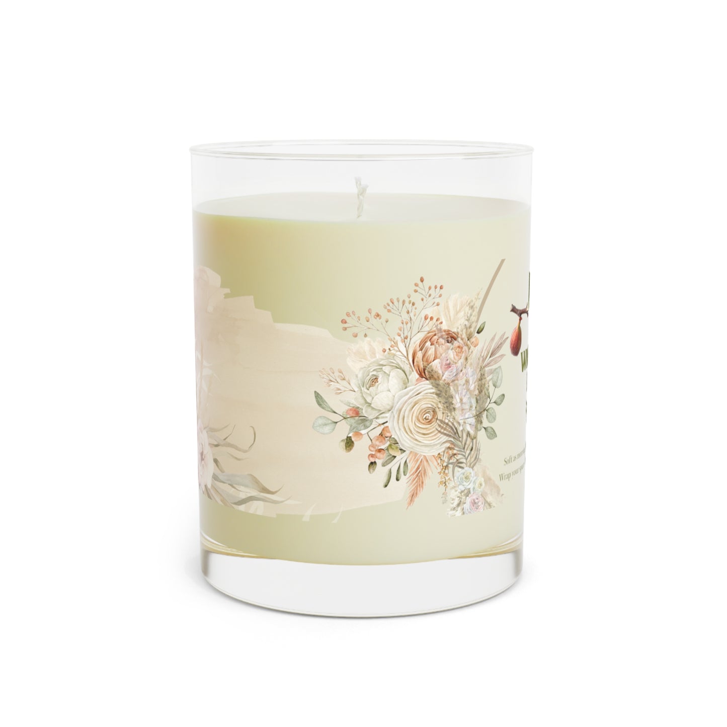 White Tea and Fig Scented Candle, Relaxing Aromatherapy Candle, Eco-Friendly Home Decor, Gift for Her, Spa Day Essentials