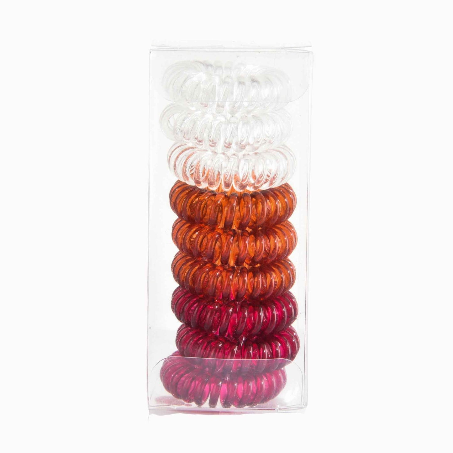 Spiral No-Crease Ponytail Holders for All-Day Comfort - 9 pcs - BON's