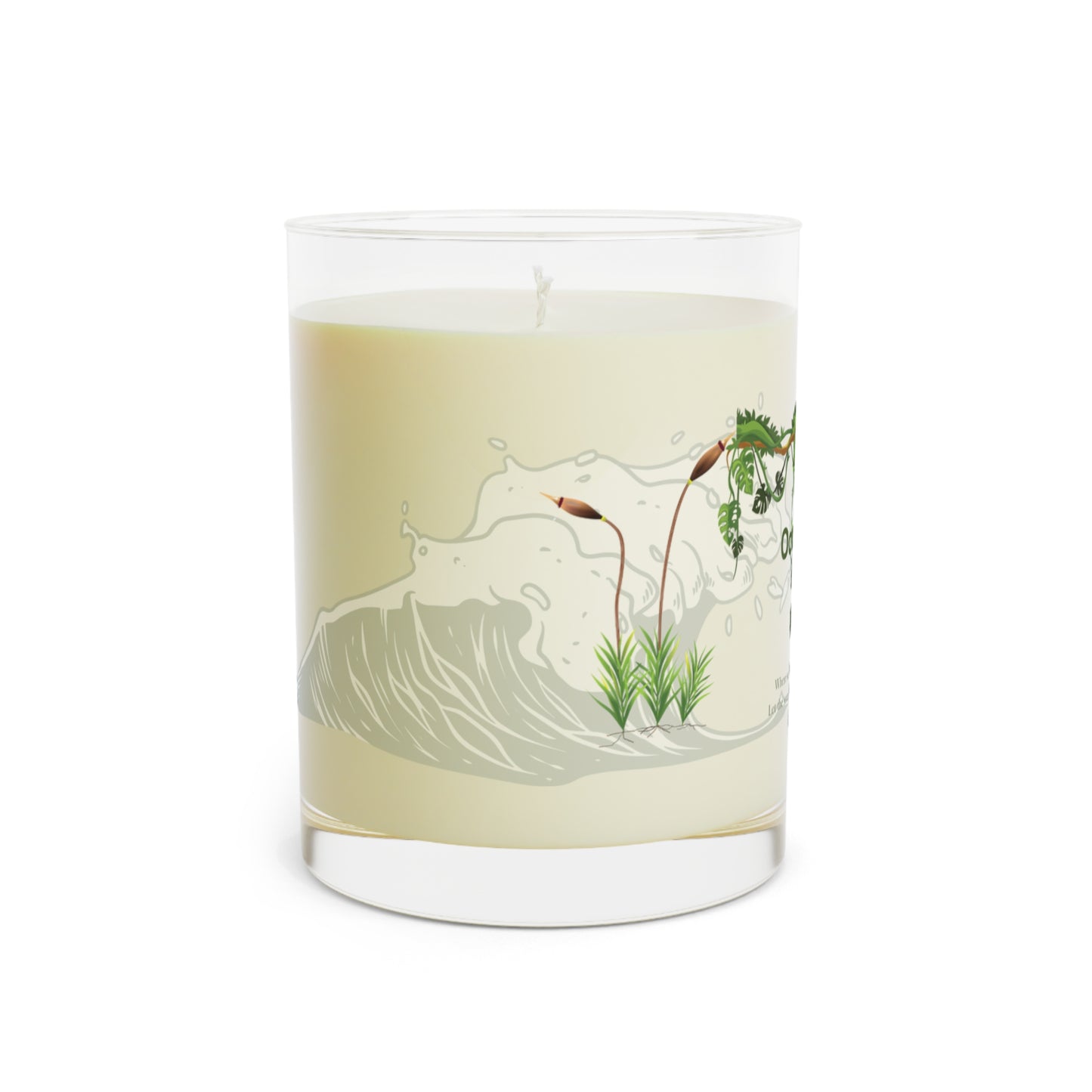 Ocean Mist and Moss Scented Candle, Relaxing Aromatherapy Candle, Eco-Friendly Home Decor, Gift for Her, Spa Day Essentials