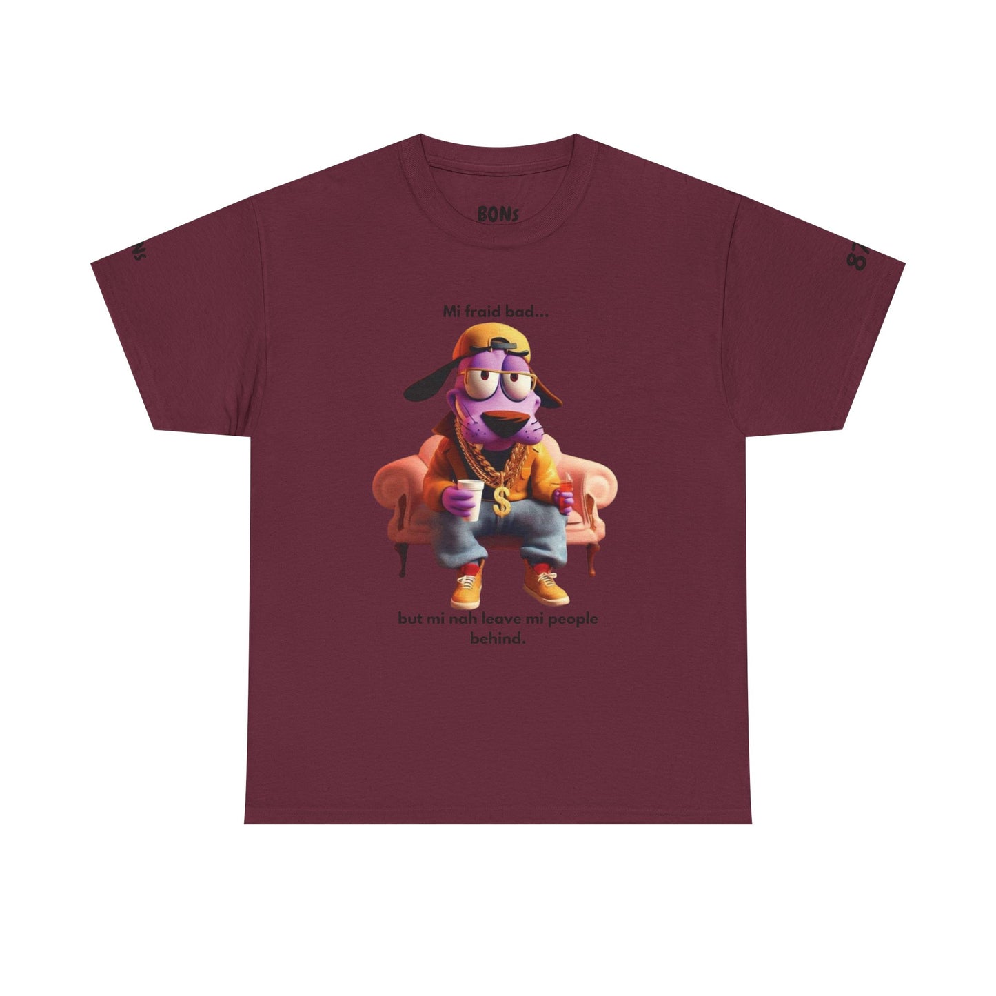 Vibrant Courage Graphic Tee, Fun Unisex Cotton Shirt, Funny Casual Wear, Unique Gift for Friends, Meme Apparel, Personal Style Statement
