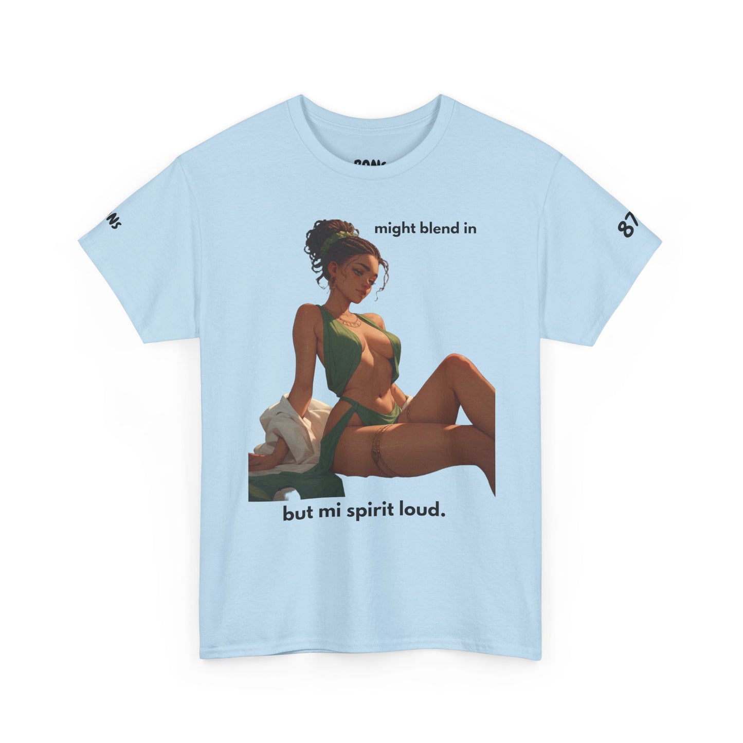 Vibrant Graphic Tee for Her, Fun Cotton Shirt, Funny Casual Wear, Unique Gift for Friends, Personal Style Statement