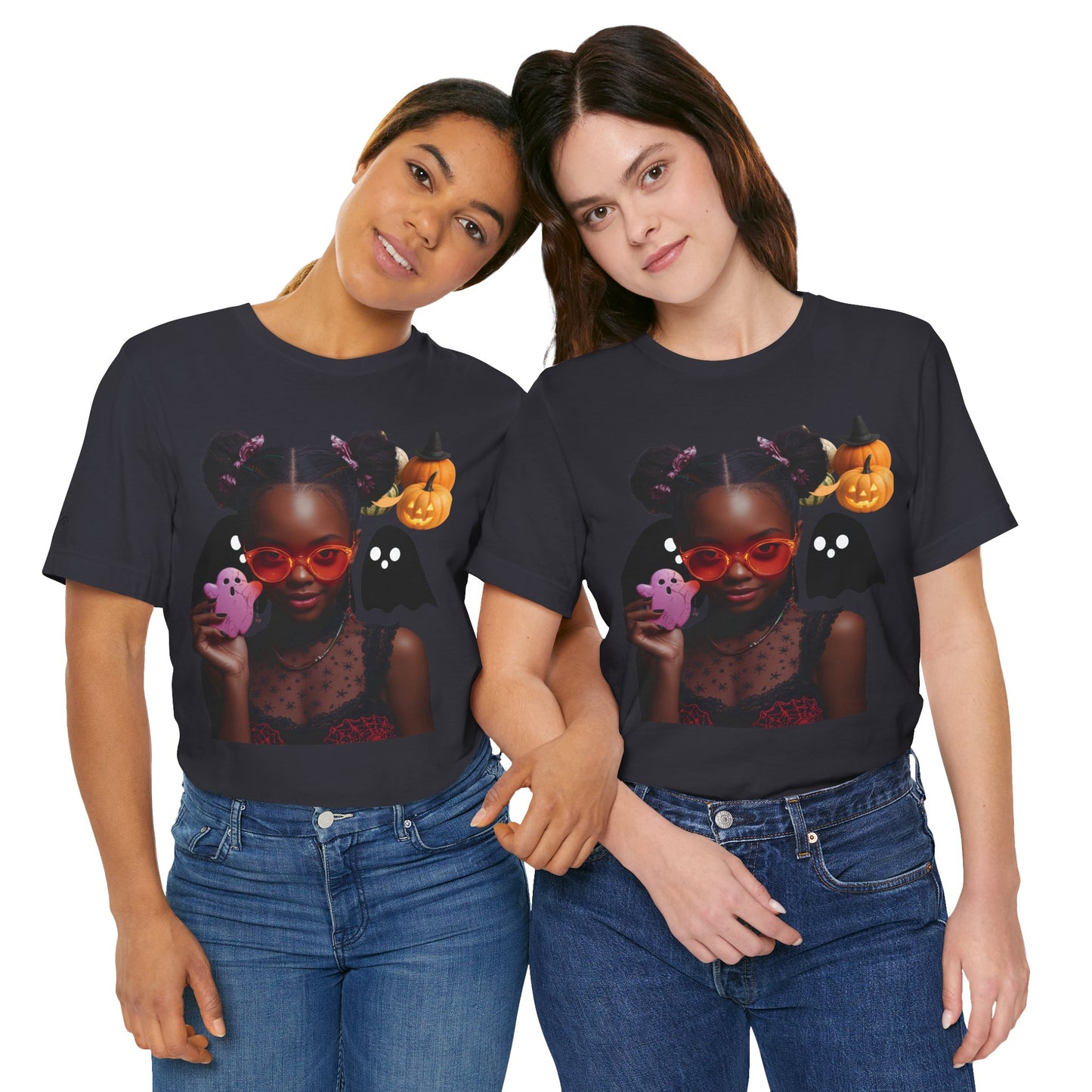 Spooky Chic Tee - Cute Halloween T-Shirt, Trendy Graphic Tee, Unisex Halloween Shirt, Party Apparel, Unique Gift Ideas