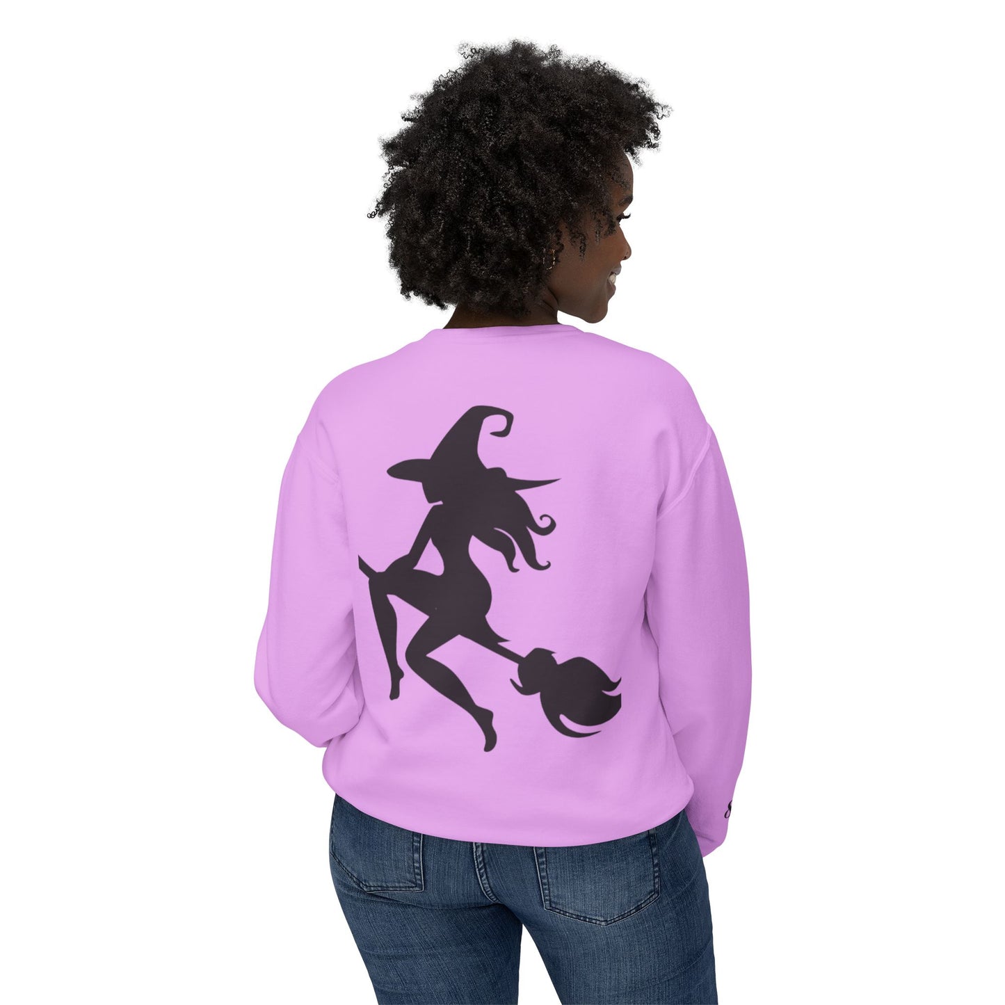 Witch Please Crewneck Sweatshirt, Women Halloween Apparel, Cozy Gift for Witches, Fall Fashion, Casual Wear, Spooky Season