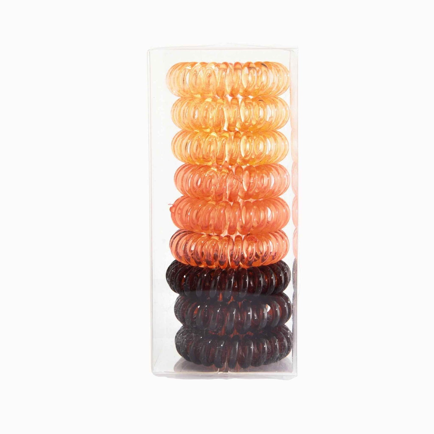 Spiral No-Crease Ponytail Holders for All-Day Comfort - 9 pcs - BON's