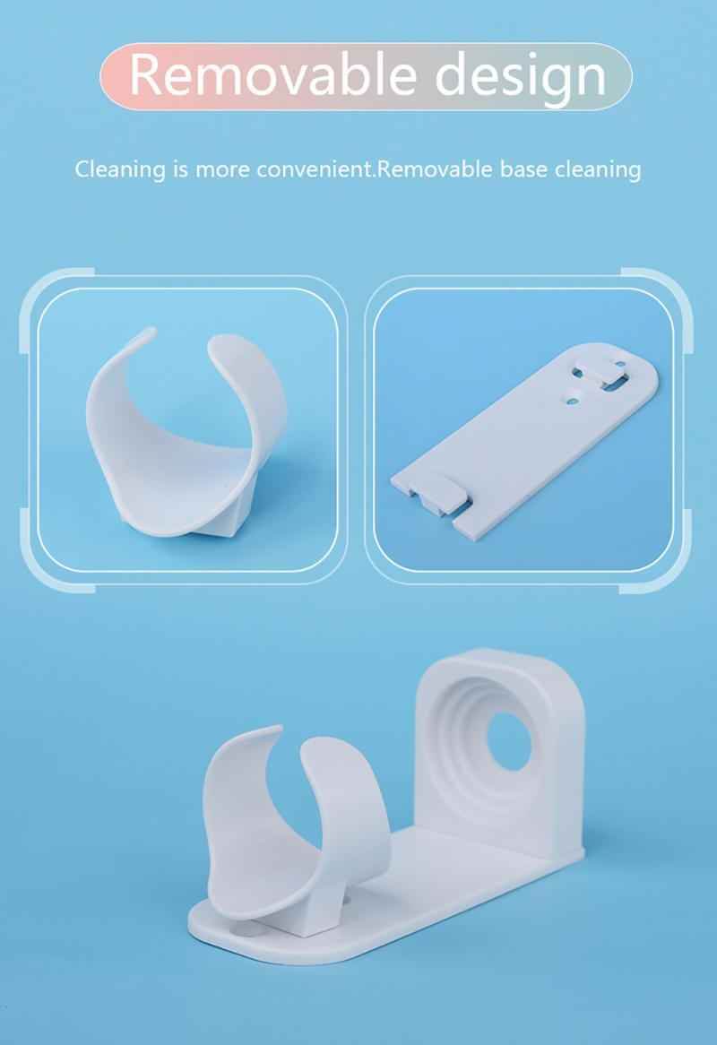 1pc Electric Toothbrush Holder - Wall-Mounted Toothbrush Stand Rack for 90% Electric Toothbrushes - Space-Saving, Easy-to-Clean, Modern Home Decor, Furniture for Bathroom, Ideal for Small Spaces - BON's