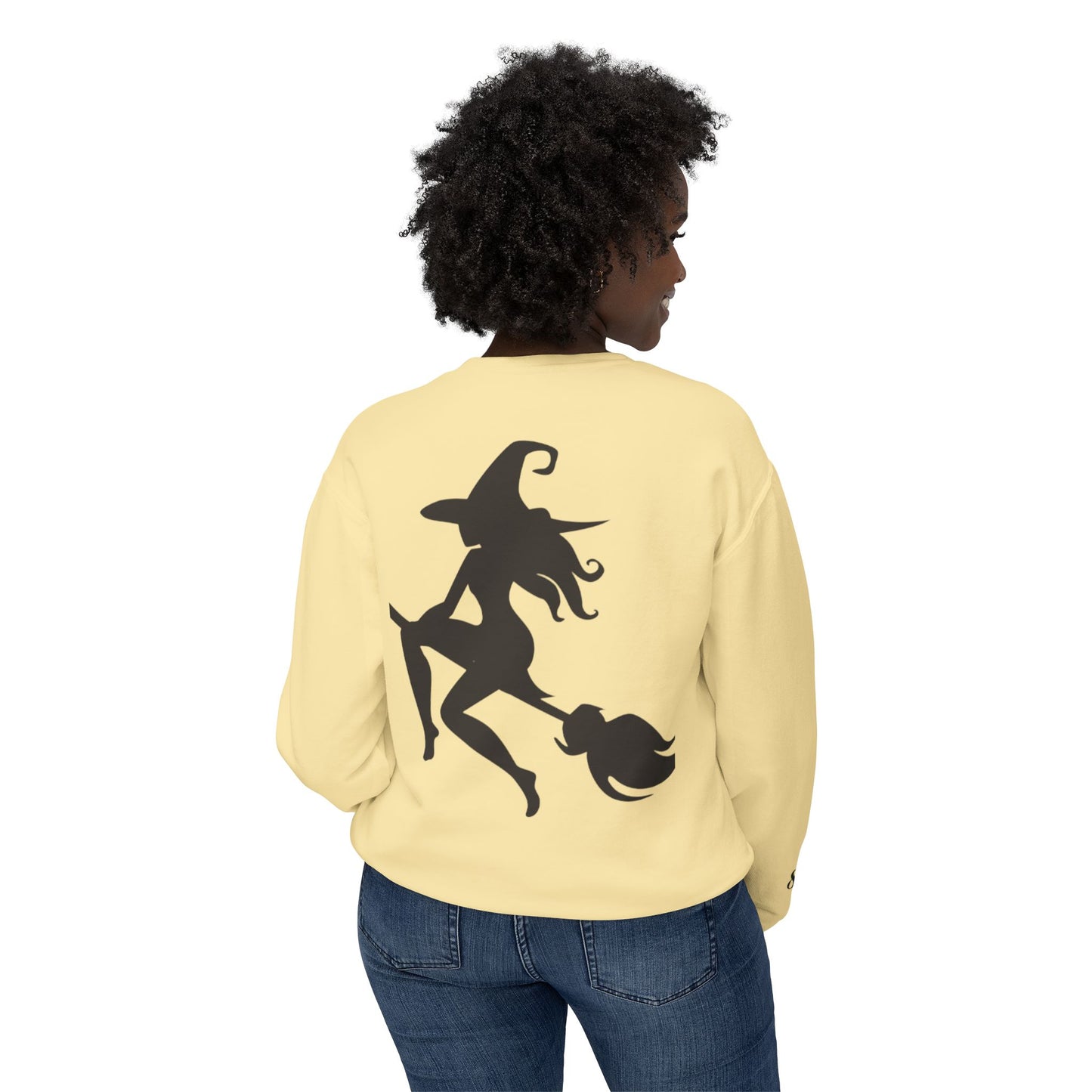 Witch Please Crewneck Sweatshirt, Women Halloween Apparel, Cozy Gift for Witches, Fall Fashion, Casual Wear, Spooky Season