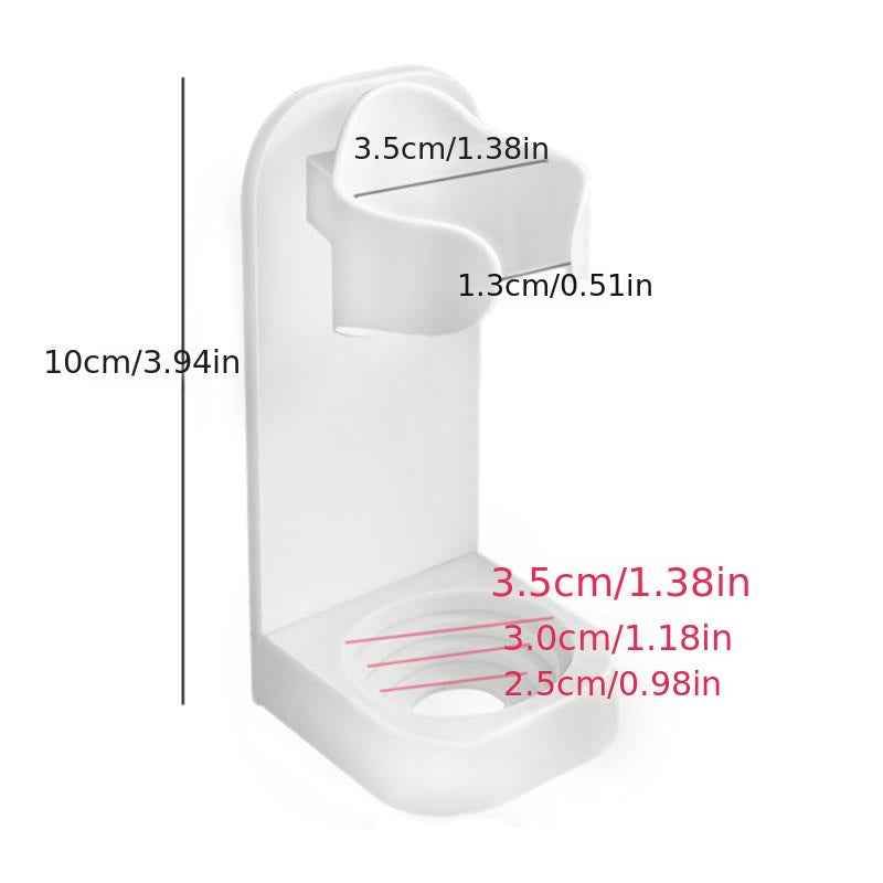 1pc Electric Toothbrush Holder - Wall-Mounted Toothbrush Stand Rack for 90% Electric Toothbrushes - Space-Saving, Easy-to-Clean, Modern Home Decor, Furniture for Bathroom, Ideal for Small Spaces - BON's