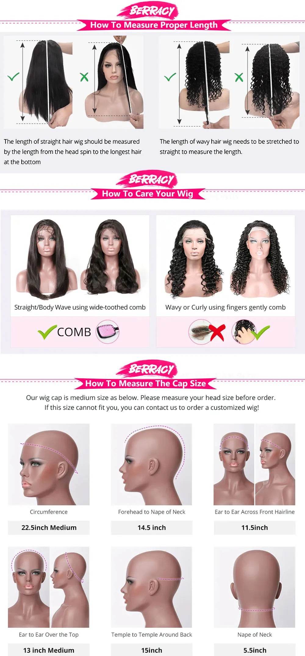 250 Density Deep Curly Wave Wig 30 Inch HD Lace Frontal 360 Full Lace Human Hair Wig - BON's