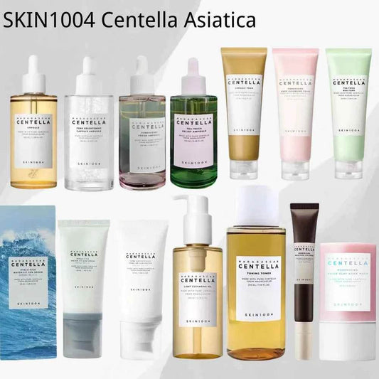 SKIN1004 Centella Asiatica Skin Care Essence, Eye Cream, Cleanser, Cleansing Oil, Sun Cream, Toner & Moisturizing Calming Face Serum - BON's