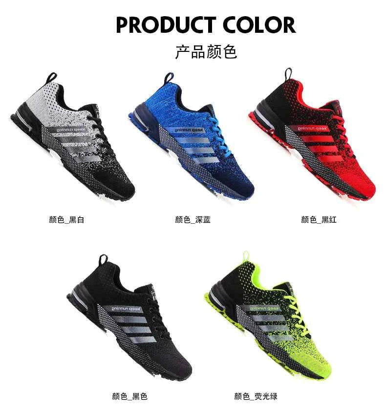 Breathable Running Sneakers – Non-Slip Gym, Walking & Casual Streetwear Shoes