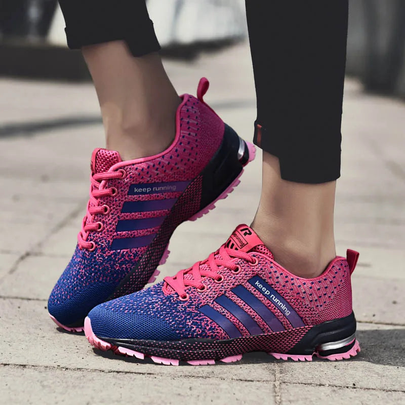 Breathable Running Sneakers – Non-Slip Gym, Walking & Casual Streetwear Shoes