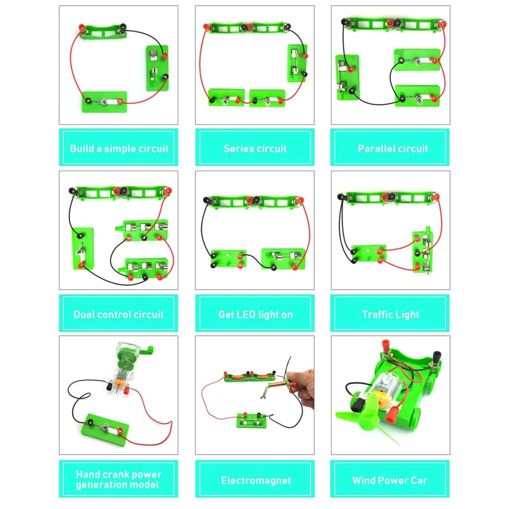 Electric Circuit Science Kit for School Lab Physics Experiments - BON's