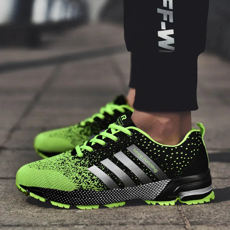Breathable Running Sneakers – Non-Slip Gym, Walking & Casual Streetwear Shoes