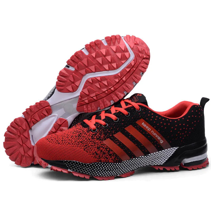 Breathable Running Sneakers – Non-Slip Gym, Walking & Casual Streetwear Shoes