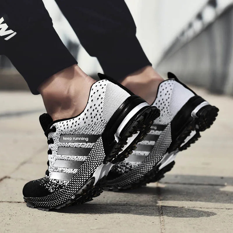Breathable Running Sneakers – Non-Slip Gym, Walking & Casual Streetwear Shoes