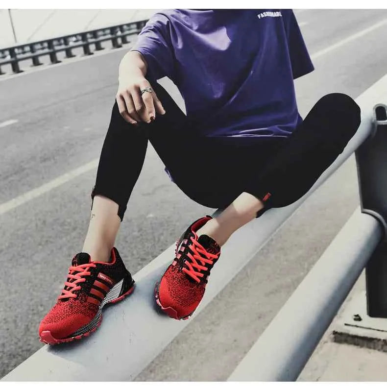 Breathable Running Sneakers – Non-Slip Gym, Walking & Casual Streetwear Shoes