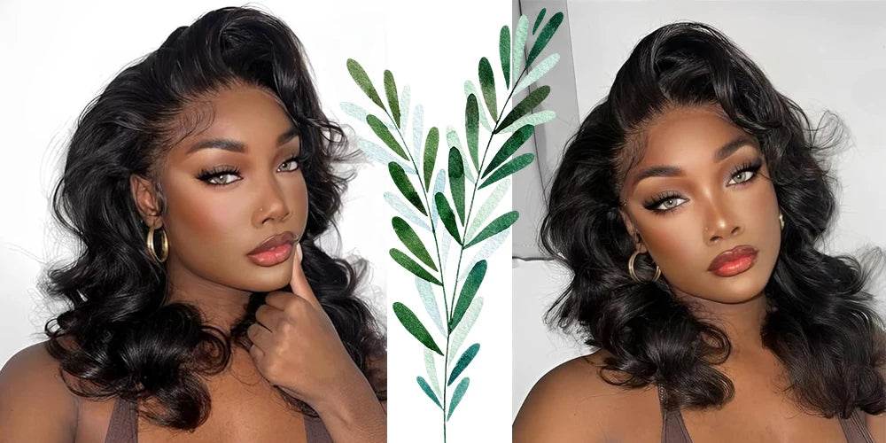 250% Density Bob Wig Body Wave Wear And Go Glueless Wigs For Women Ready To Wear Human Hair Wigs 4x4 Lace Closure Wig Human Hair - BON's