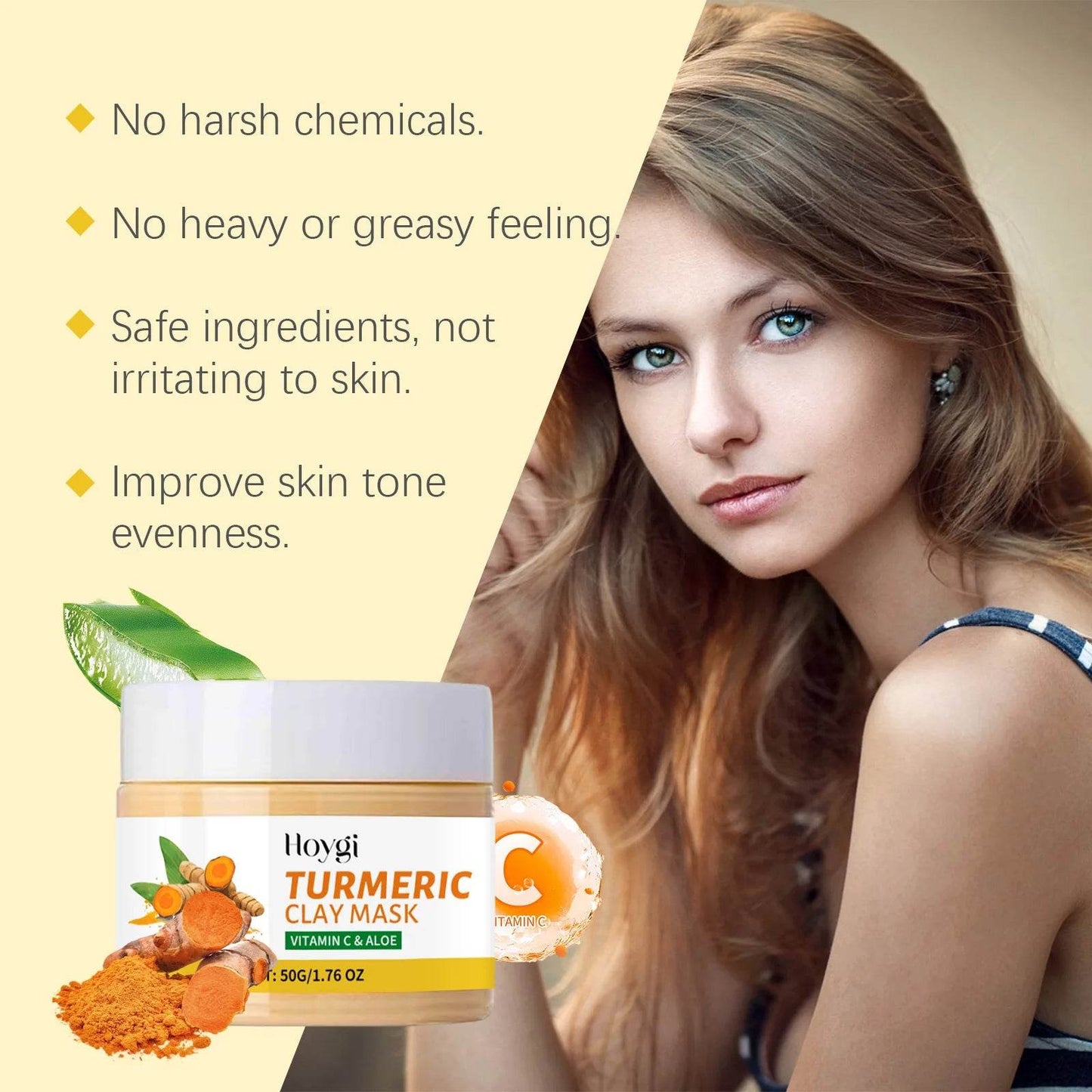 Turmeric Dark Spot Remover Exfoliating Cleansing Pads for Oil Control and Brightening Skin Care - BON's