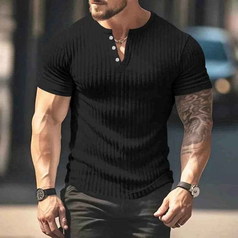 Summer knit T-shirt, Europe & US style - BON's