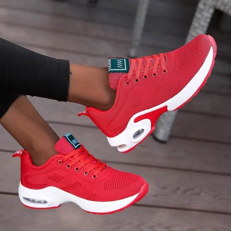 Women Platform Sneakers Shoes Mesh Breathable Running Shoes Chunky Summer Sports Tenis Shoes 2024 Luxury Vulcanize Shoes - BON's