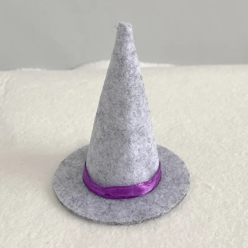 Mini Witch Hat Wine Bottle Pumpkin Decoration Formal Hat Halloween Decoration Little Man Sharp Corner Witch Hat Party Supplies