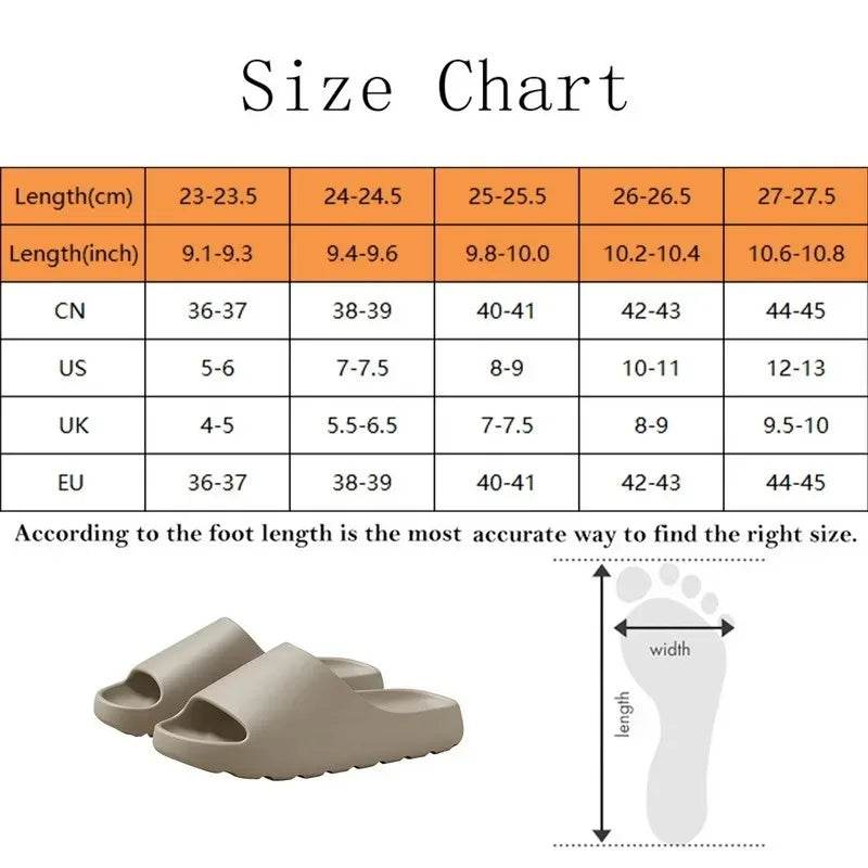 Coconut Cloud Slippers Thick-Soled Sandals for Men and Women - Summer Fashion Soft Bottom EVA Beach Slides - BON's