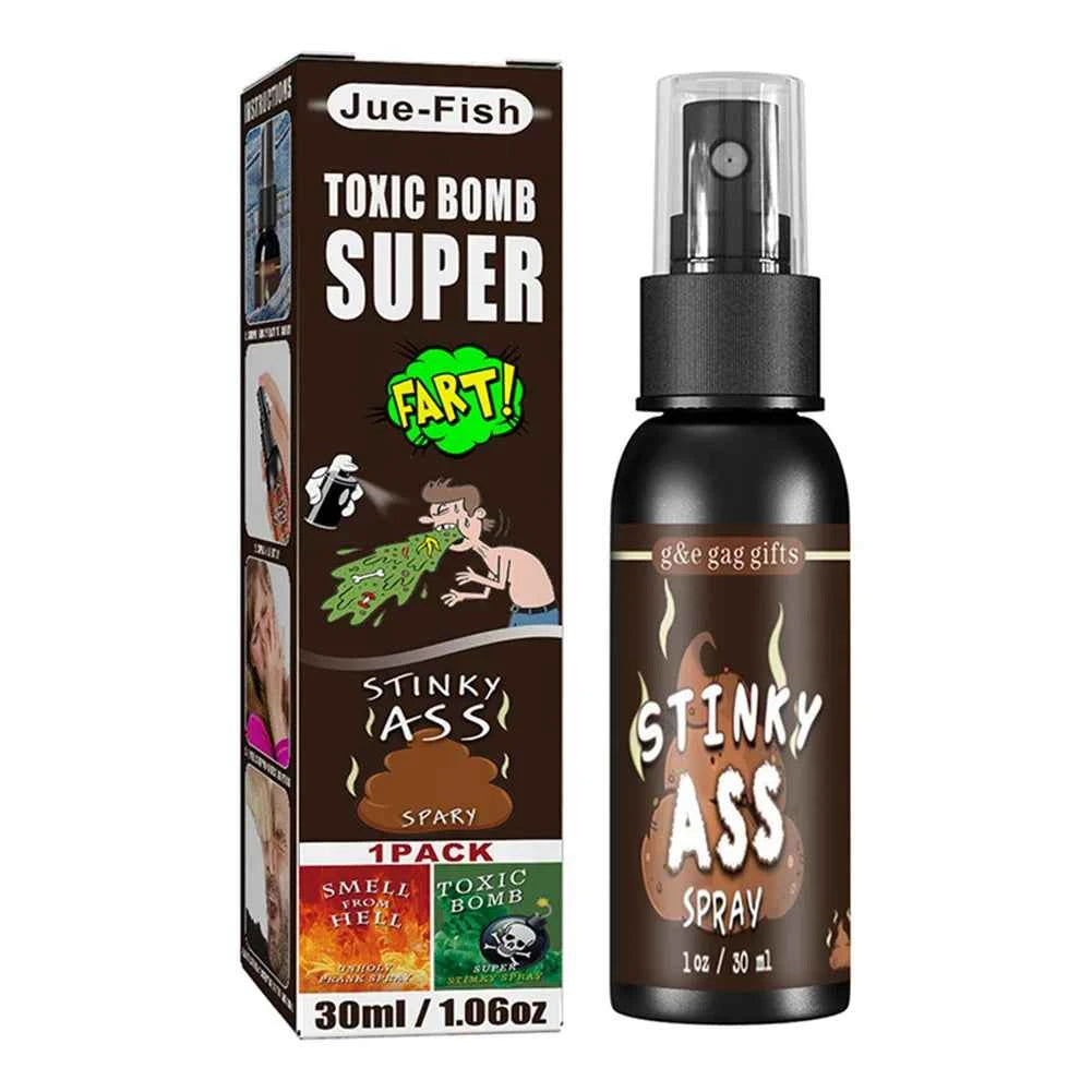 30ml Stinky Fart Gag Spray – Non-Toxic Prank Toy for Halloween, Parties & Kids’ Jokes