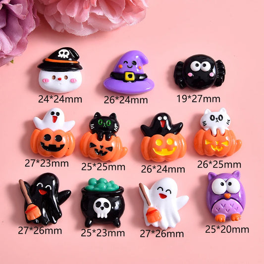 Pumpkin Ghost Mini Halloween Jewelry Mini Cartoon Cartoon Fashion Accessories For Wedding Hair Styling Holiday Events