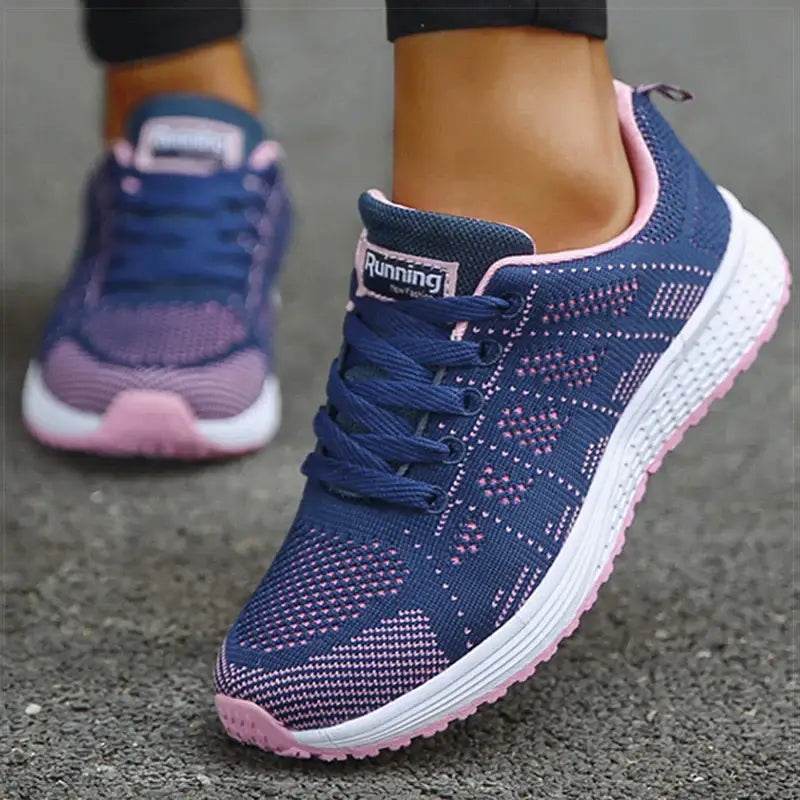 Women's Classic Sneakers - Casual Gym Sneakers for Women, White Vulcanize Shoes, Zapatillas Mujer - BON's