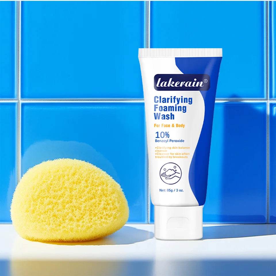 Acne Foaming Wash for Deep Cleaning, Pore Unclogging, and Redness Reduction in Facial & Body Skin Care - BON's