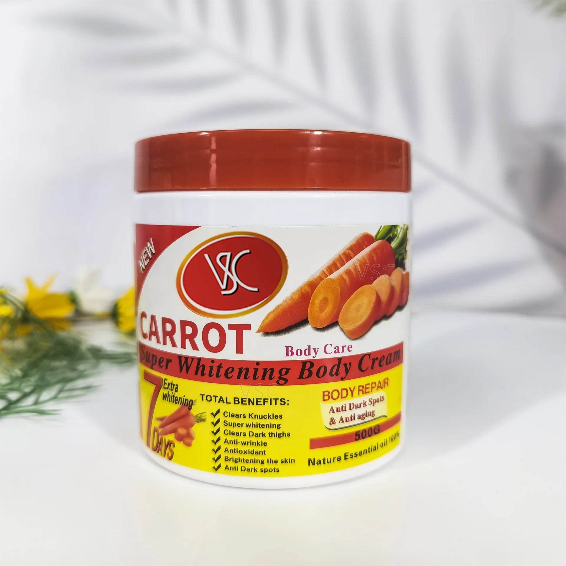 Turmeric Body Lotion for Brightening and Hydrating Skin - Moisturizer Body Cream and Face Cream - BON's