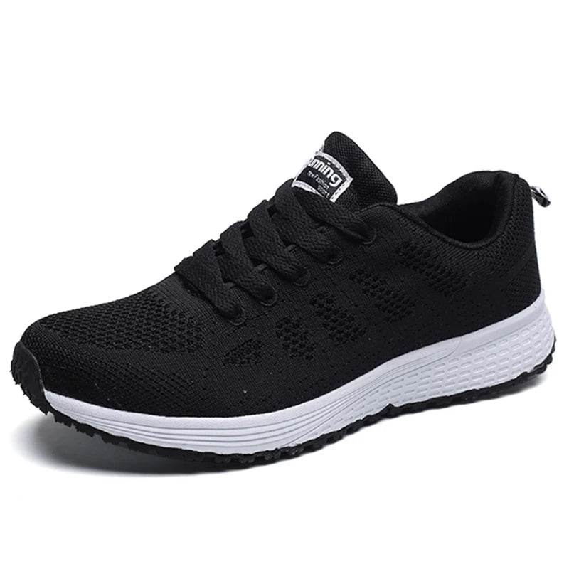 Women's Classic Sneakers - Casual Gym Sneakers for Women, White Vulcanize Shoes, Zapatillas Mujer - BON's