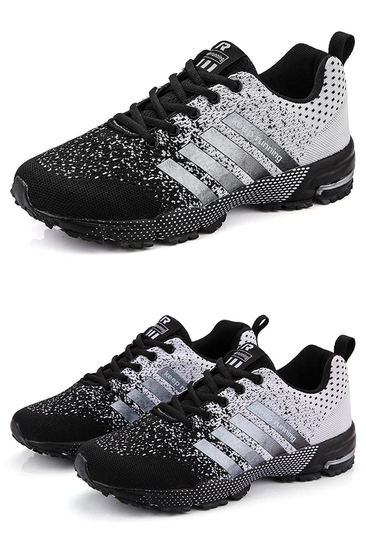 Breathable Running Sneakers – Non-Slip Gym, Walking & Casual Streetwear Shoes