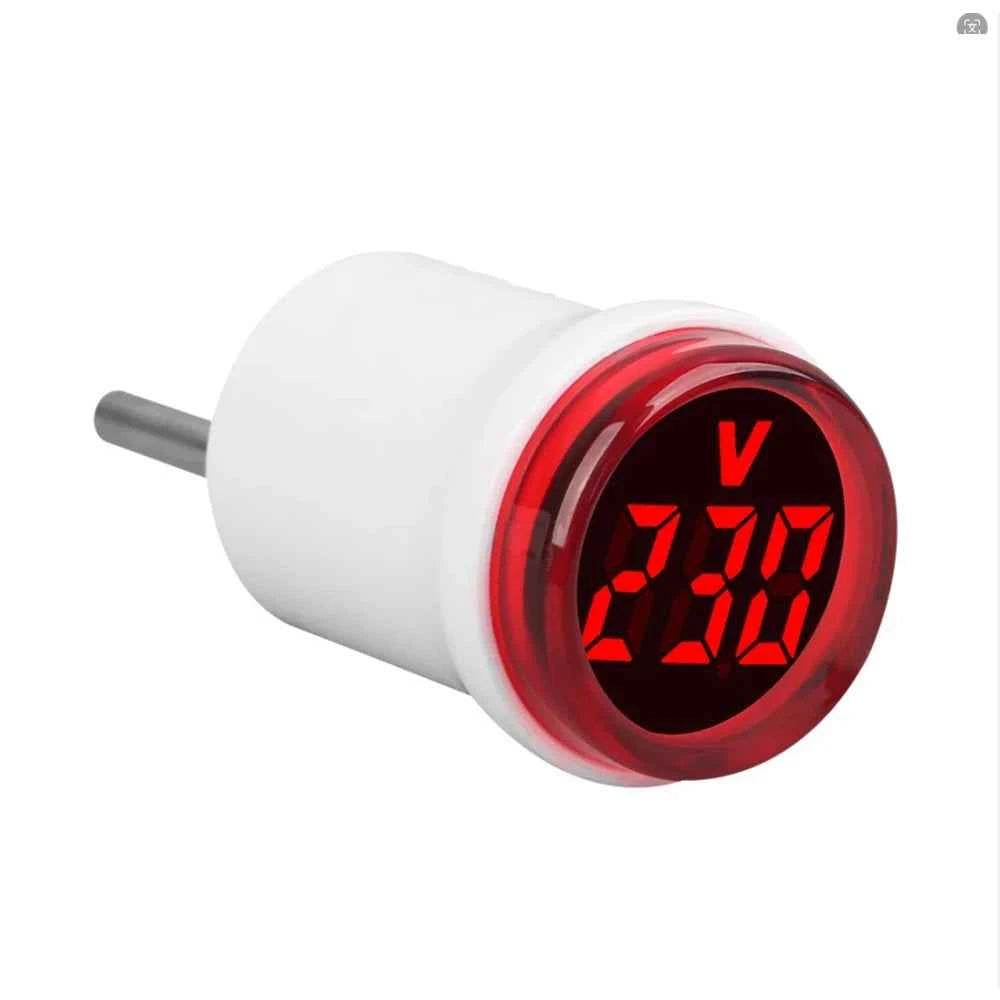 Digital Volt and Current Meter with Circular LED Display and EU Plug - BON's