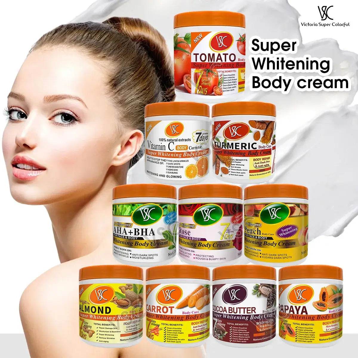 Turmeric Body Lotion for Brightening and Hydrating Skin - Moisturizer Body Cream and Face Cream - BON's