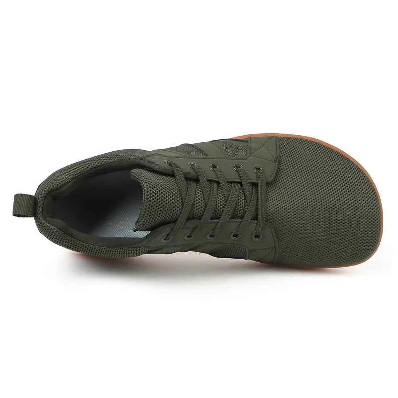 Wide-Toe Barefoot Sneakers – Breathable, Non-Slip Sports Shoes for Walking, Jogging & Everyday Style