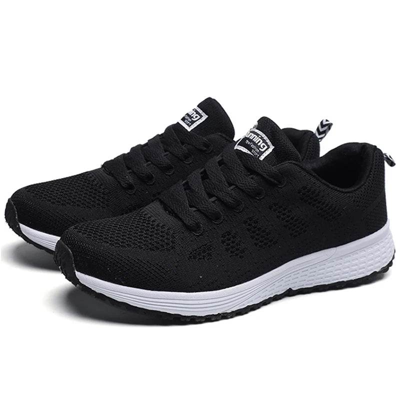Women's Classic Sneakers - Casual Gym Sneakers for Women, White Vulcanize Shoes, Zapatillas Mujer - BON's