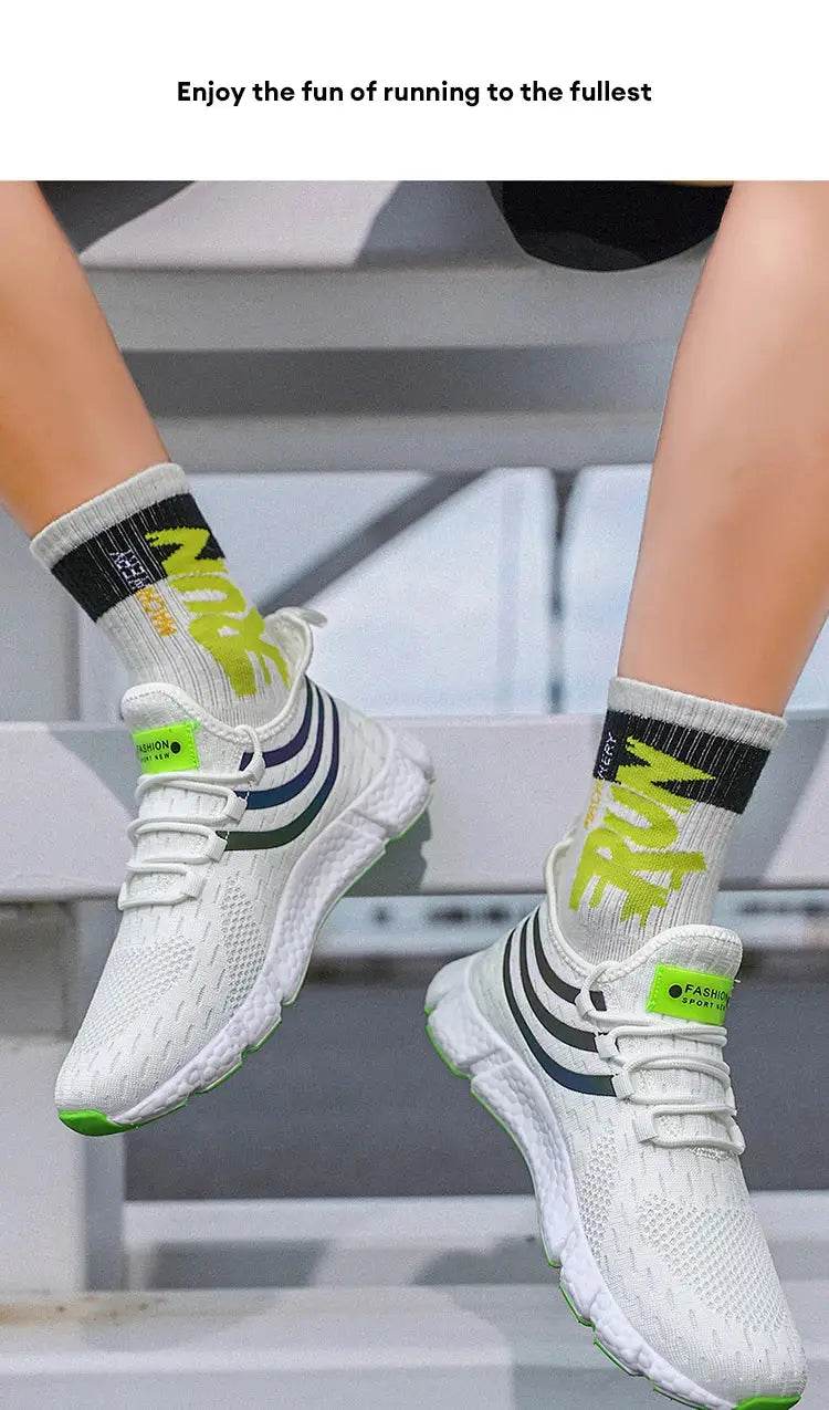 Breathable Running Shoes Unisex Comfortable Casual Sneakers Lightweight Fashion Sports Tenis Masculino - BON's