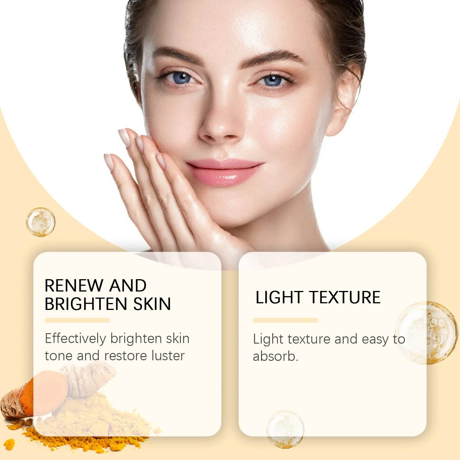 Turmeric Dark Spot Remover Exfoliating Cleansing Pads for Oil Control and Brightening Skin Care - BON's
